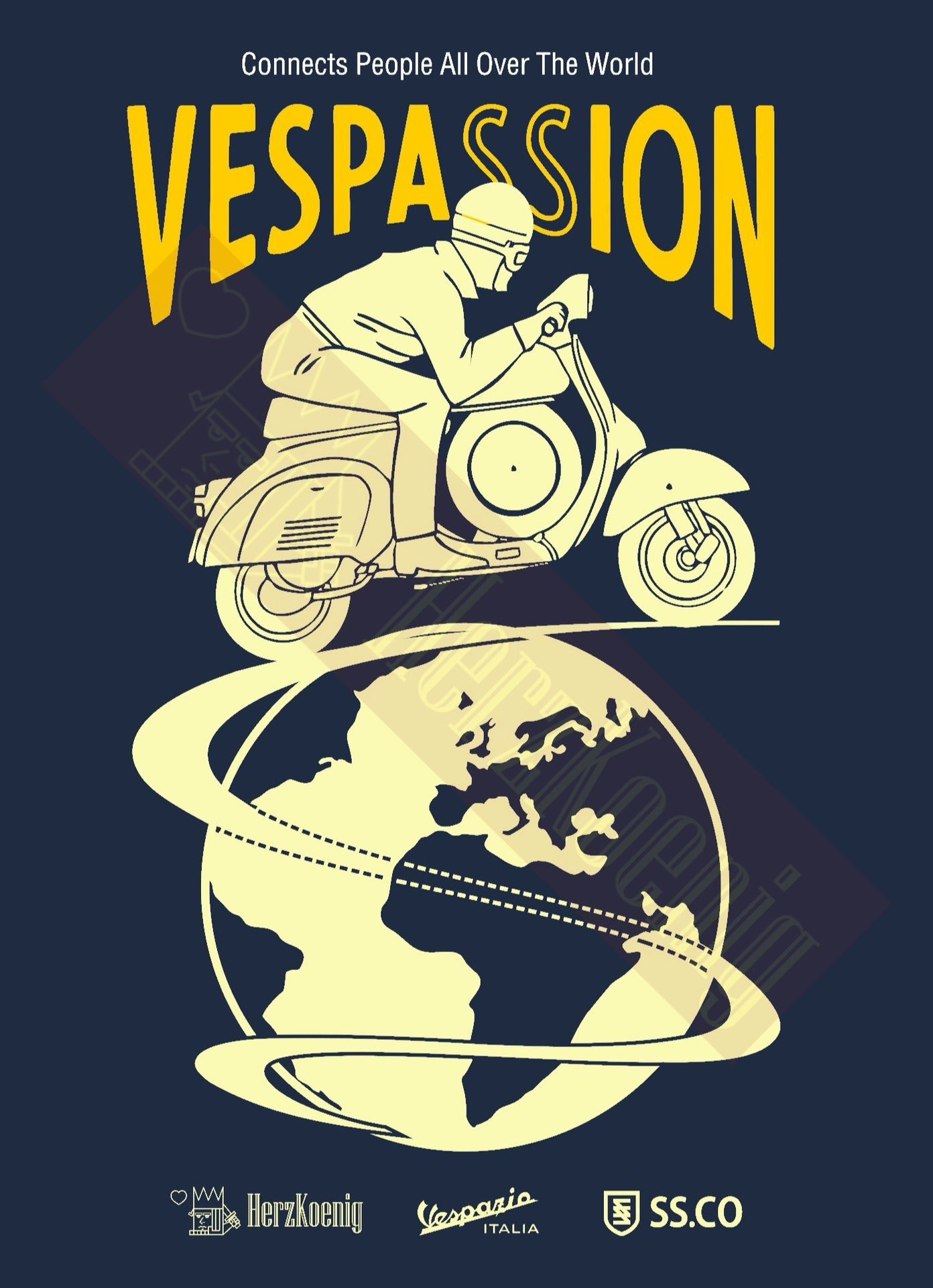 Glow-Sticker "VespaSSion"