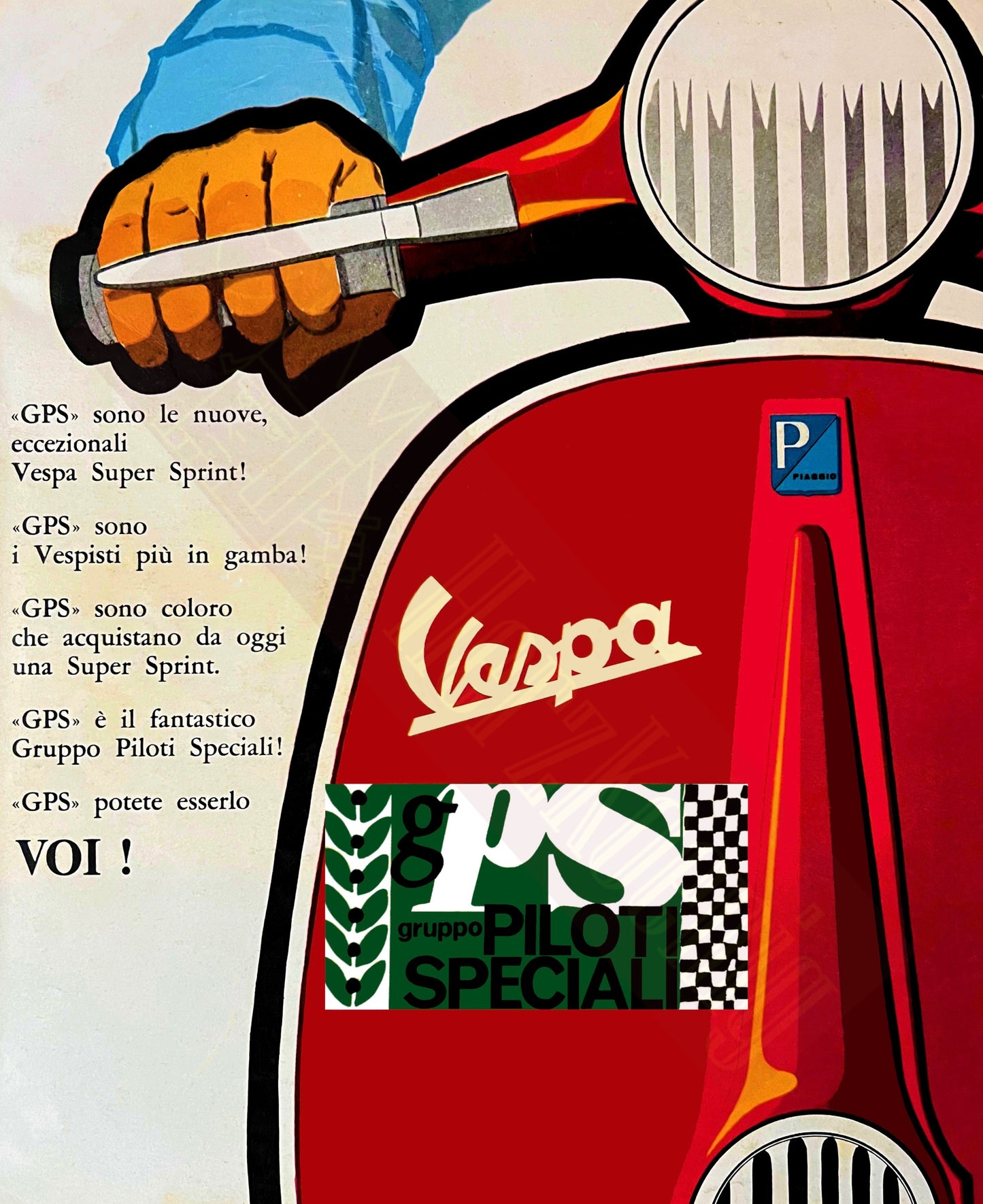 Sticker gps "Gruppo Piloti Speciali"