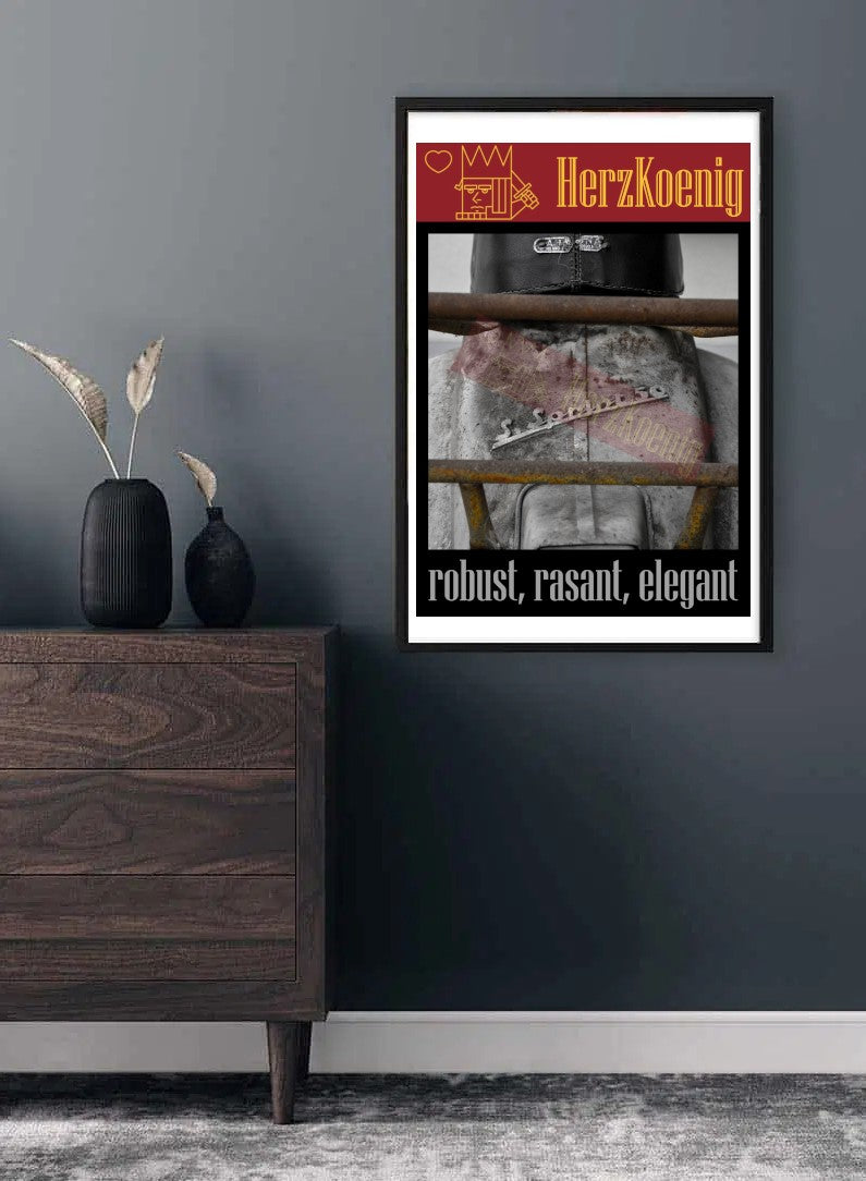 XL Poster "robust, rasant, elegant"